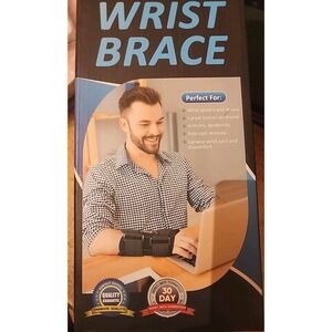 Wrist Brace w/Thumb Spica Splint Carpal Tunnel Support Hook Lo Adjustable Left M